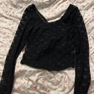 j. galt long sleeve lace top